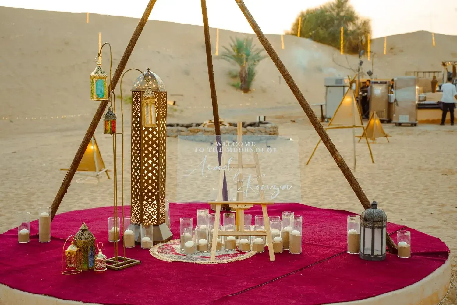 Lantern and candle circle