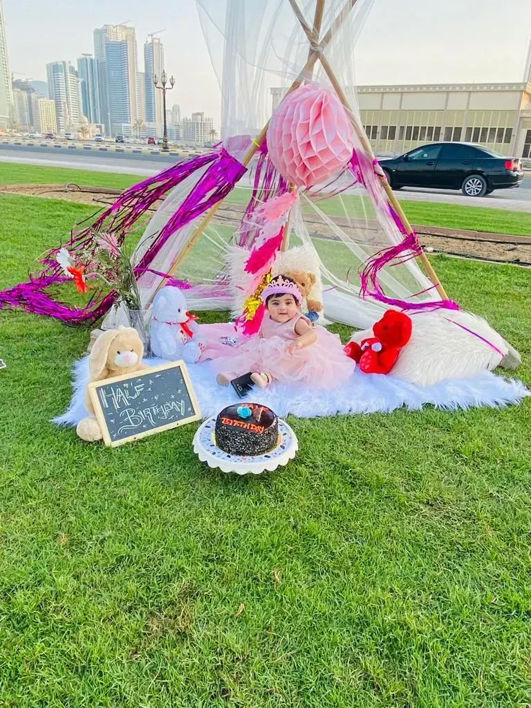 Birthday in a teepee